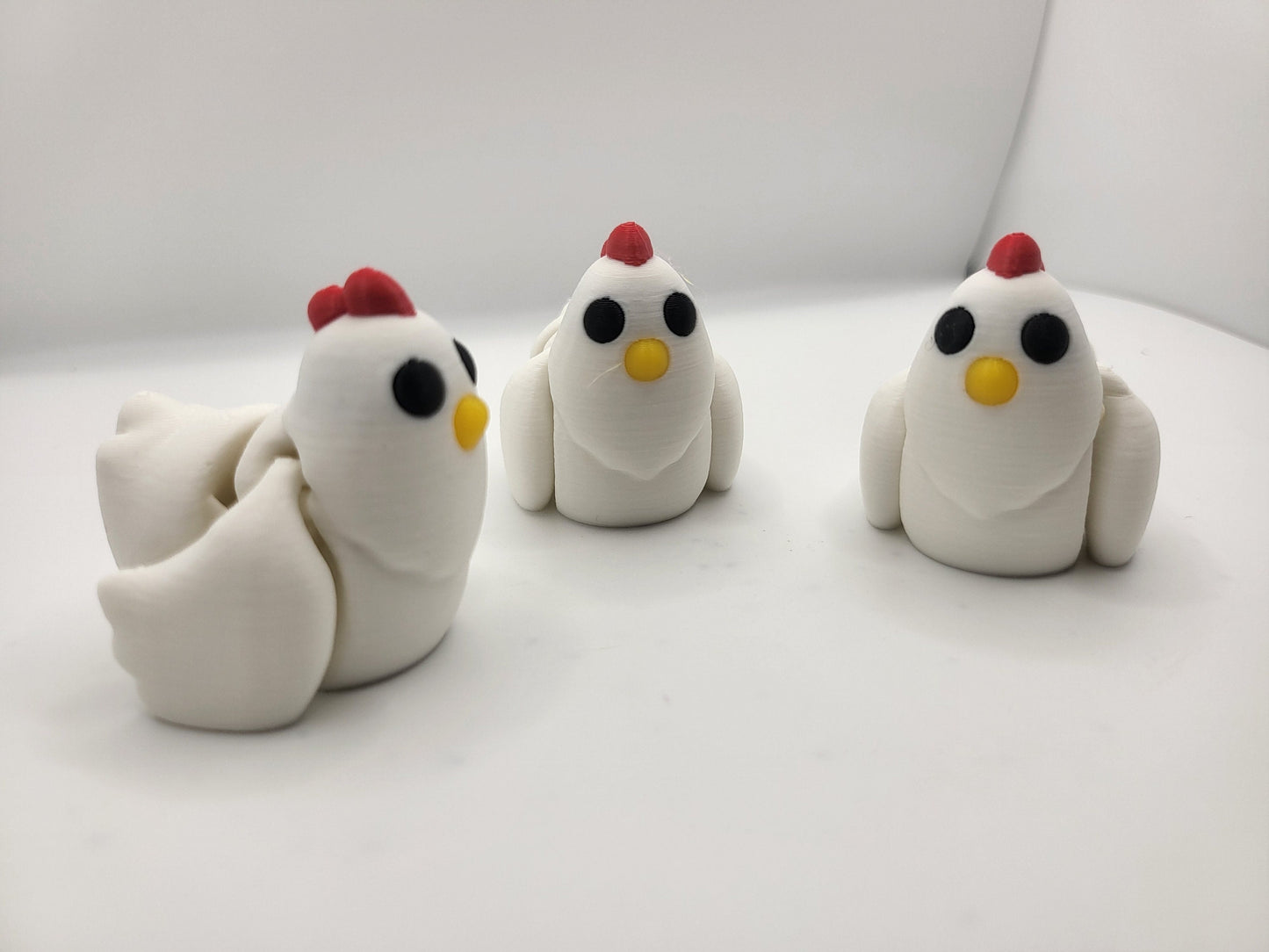 Tiny Chicken Articulated 3D Print