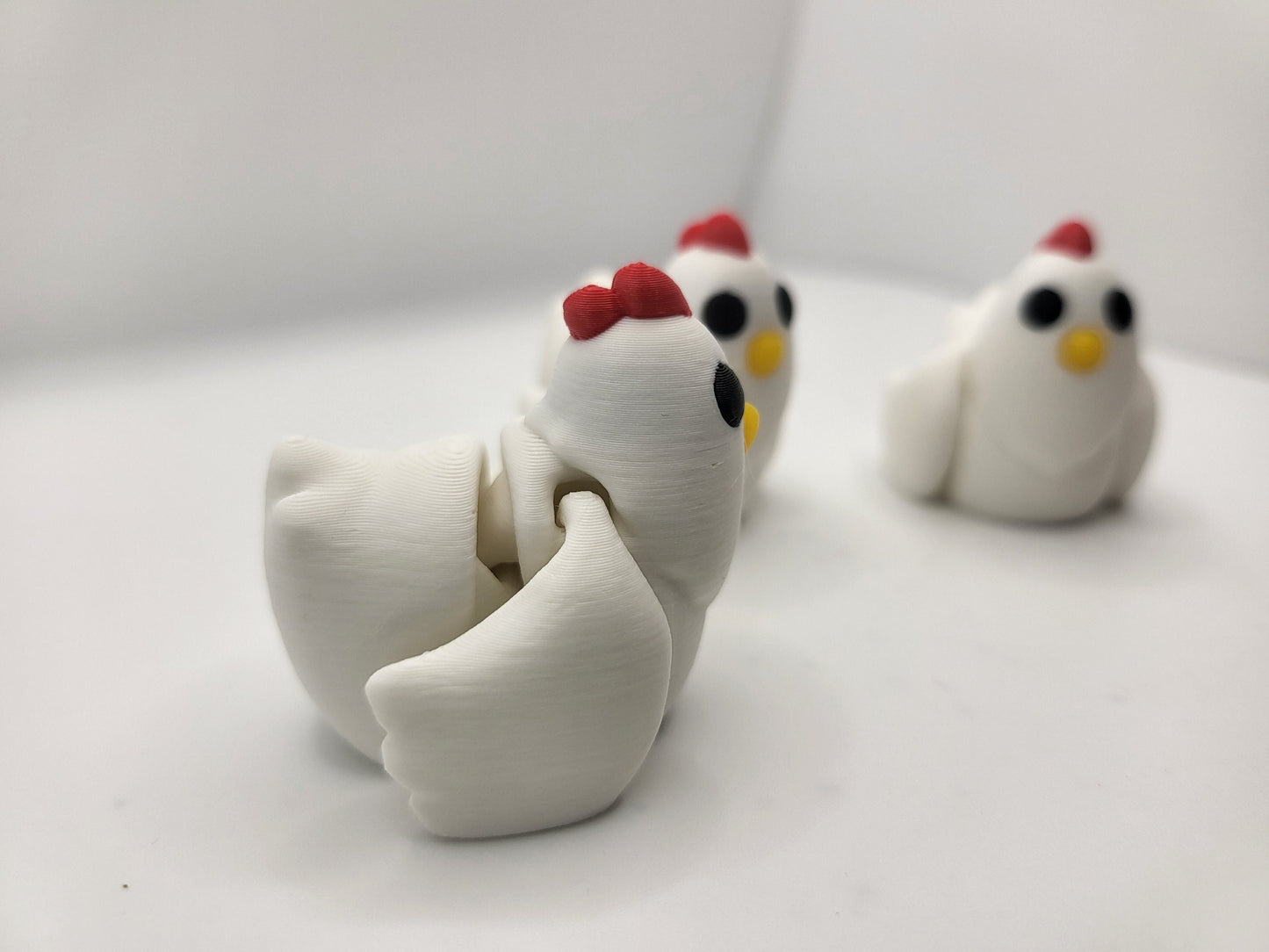 Tiny Chicken Articulated 3D Print