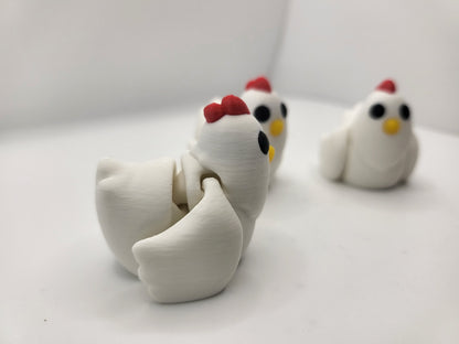 Tiny Chicken Articulated 3D Print