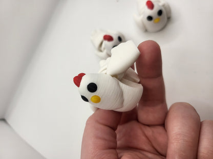 Tiny Chicken Articulated 3D Print