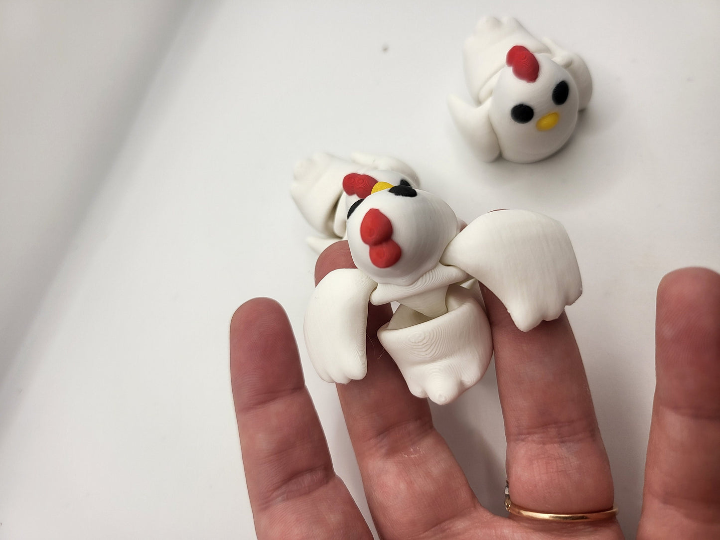 Tiny Chicken Articulated 3D Print