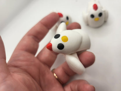 Tiny Chicken Articulated 3D Print