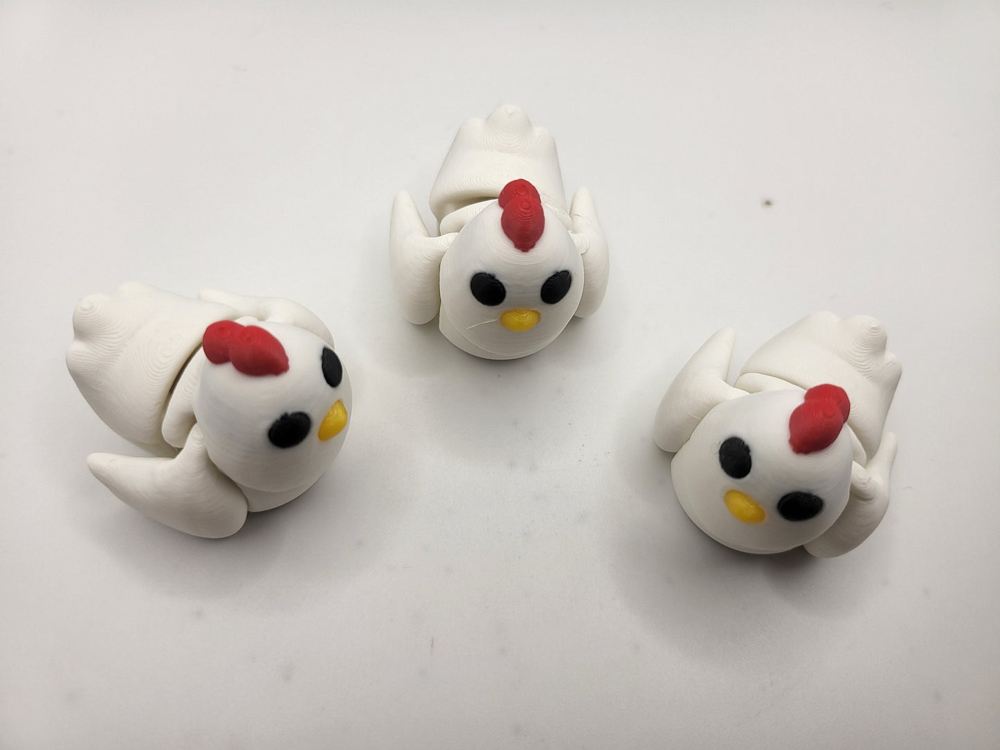 Tiny Chicken Articulated 3D Print