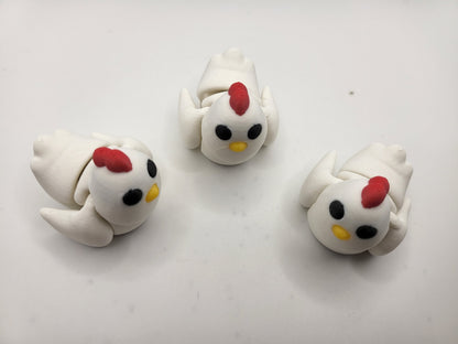 Tiny Chicken Articulated 3D Print
