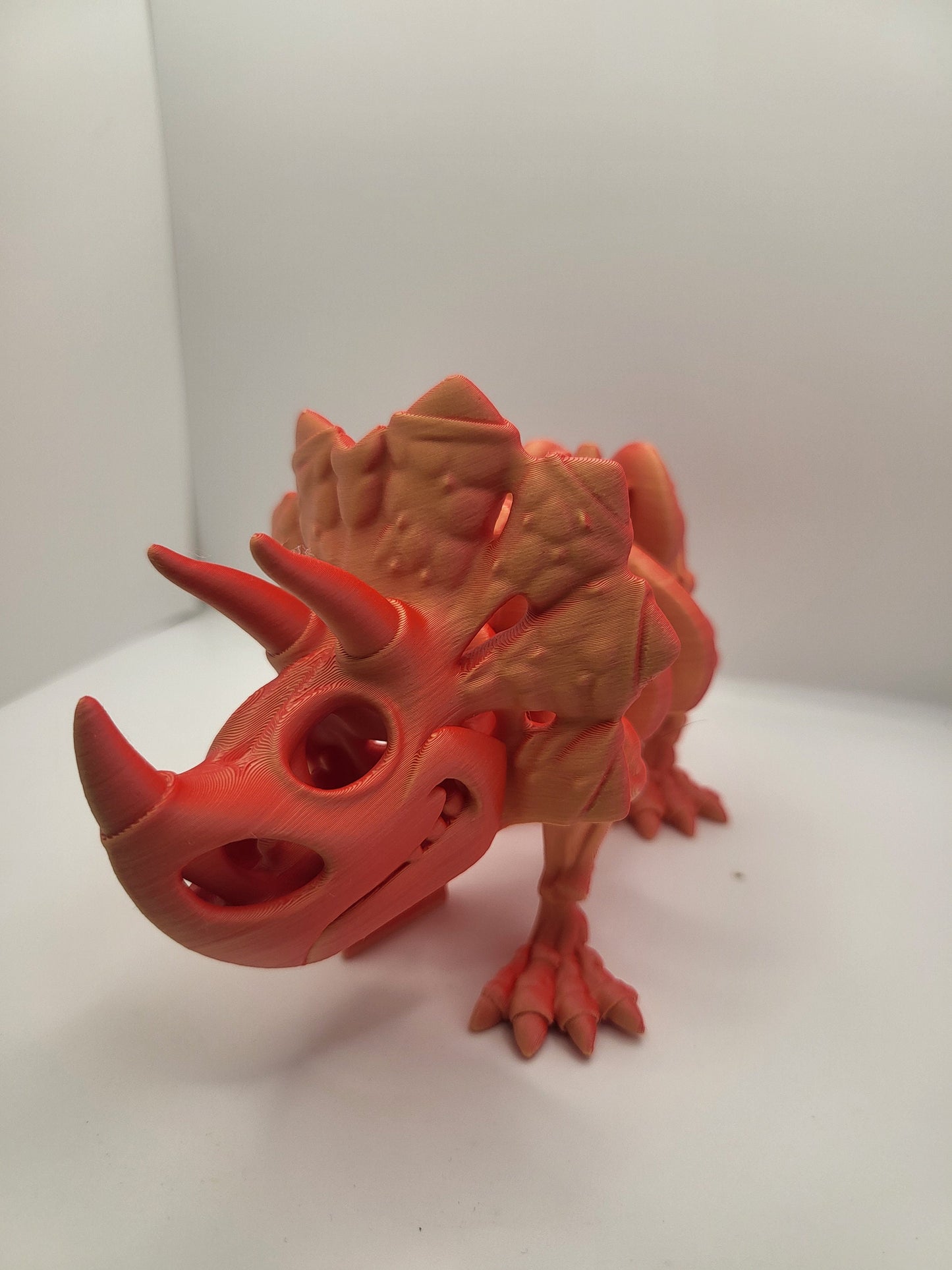 Flexi Articulated Triceratops Skeleton Dinosaur 3D Print