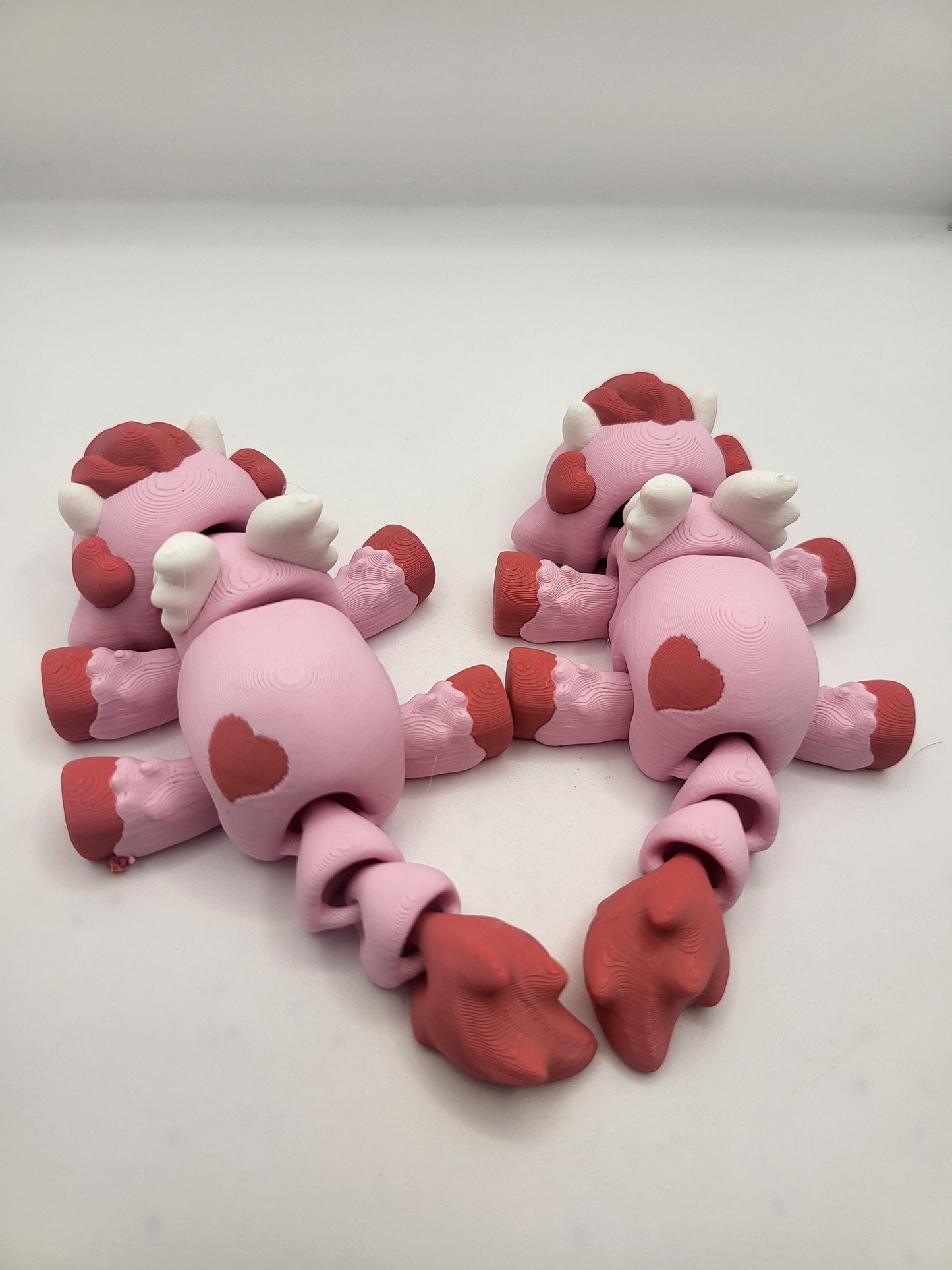 Articulated Cute Cupid Cow Flexi 3D Print