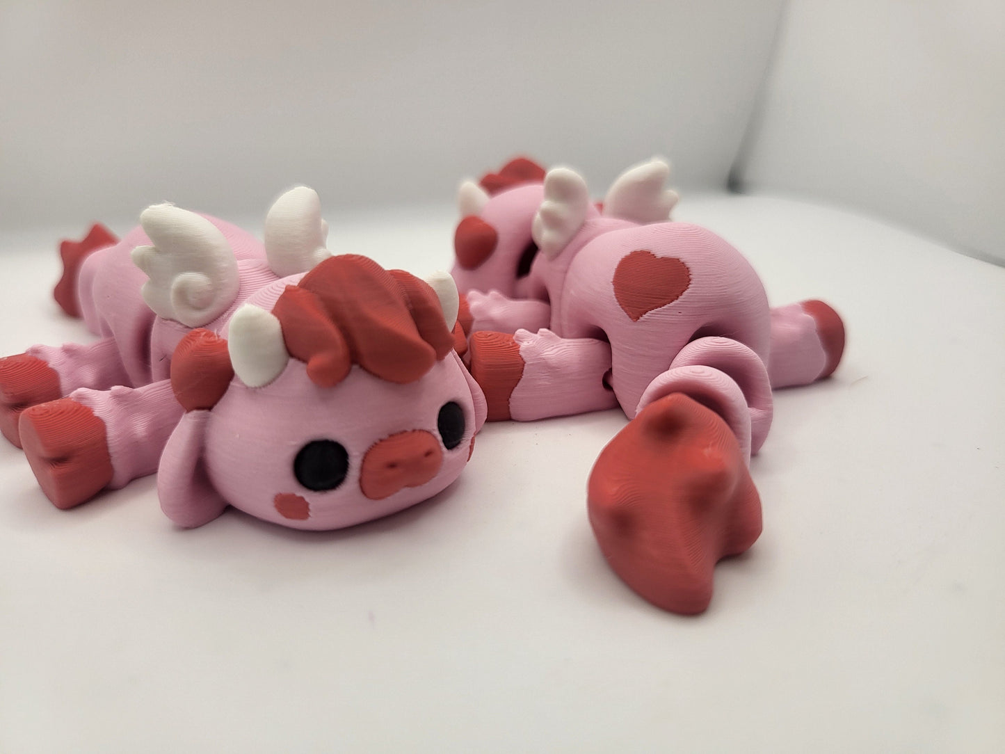 Articulated Cute Cupid Cow Flexi 3D Print