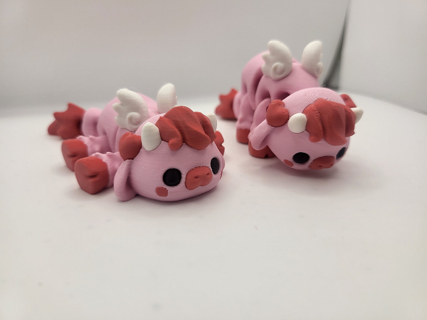 Articulated Cute Cupid Cow Flexi 3D Print