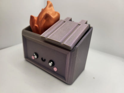 Dumpster Fire Pun 3D Print