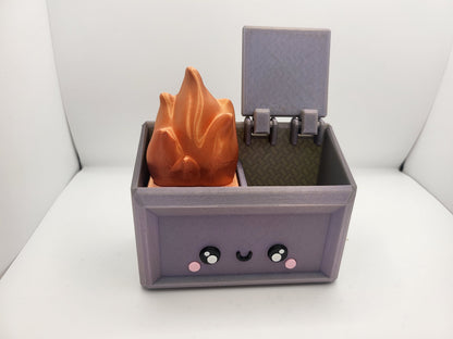 Dumpster Fire Pun 3D Print