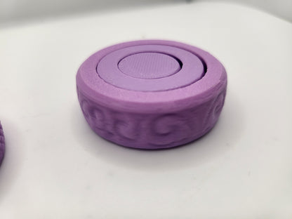 Gyro Fidget Spinner, Two Styles and Movement Types 3D Print