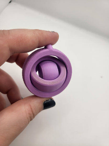 Gyro Fidget Spinner, Two Styles and Movement Types 3D Print
