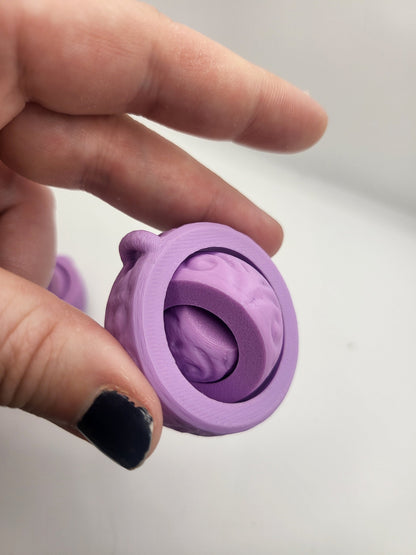 Gyro Fidget Spinner, Two Styles and Movement Types 3D Print