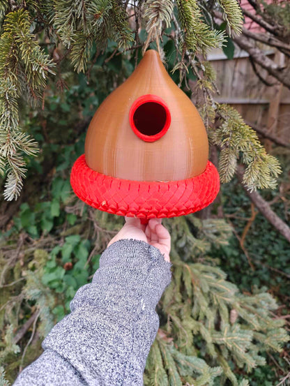 Acorn Bird House 3D Print (PETG)