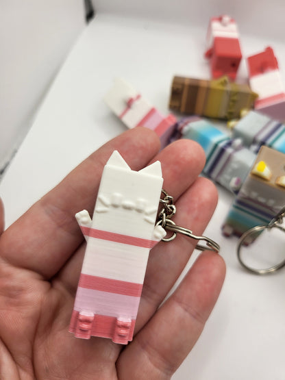 8-Bit Random Colors Mystery Purge Object - Cat, Caterpillar, Duck, Squid, Dino or Robot  | 3D Print