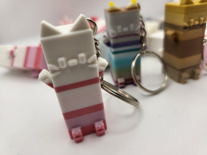 8-Bit Random Colors Mystery Purge Object - Cat, Caterpillar, Duck, Squid, Dino or Robot  | 3D Print