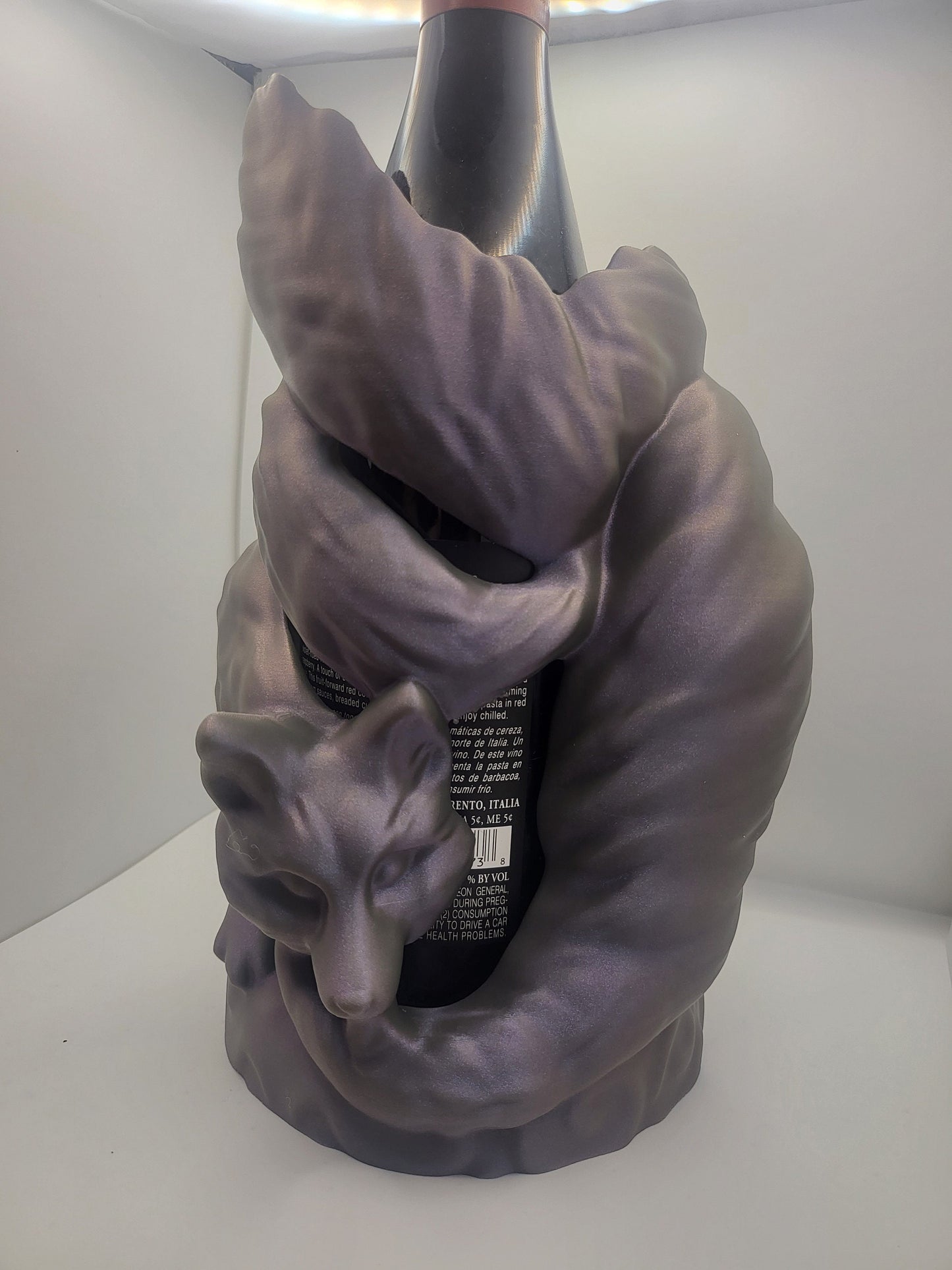 Kitsune Wine Bottle Display (3D Print)