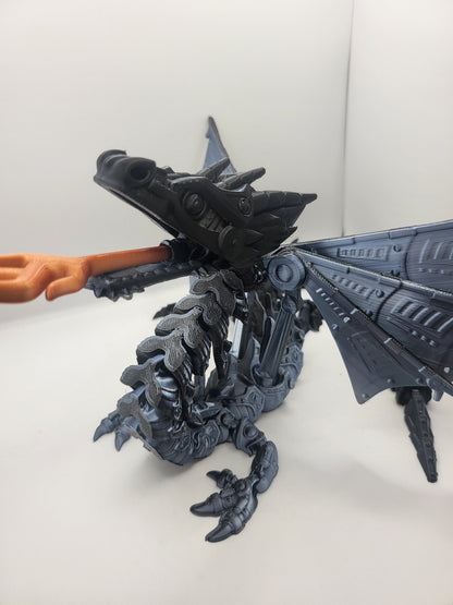 Winged Mech Dragon 3D Print Available in Single or Dual Color