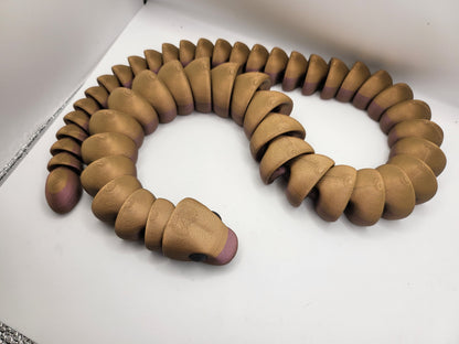 Cute Snake Articulated 3D Print