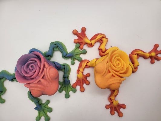Rose Frog 3D Print