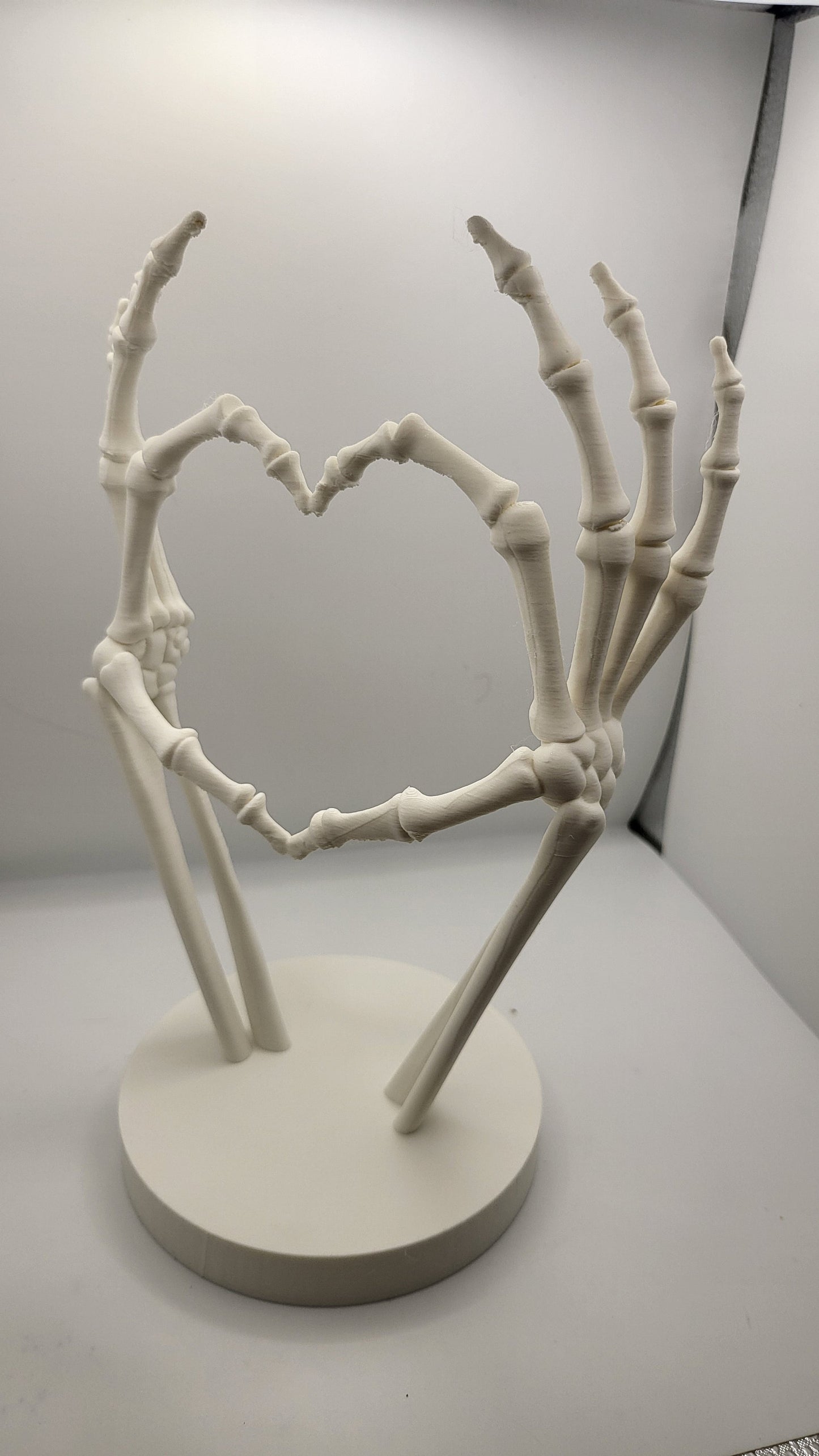 Skeleton Heart Hand "I love you to Death" 3D Print