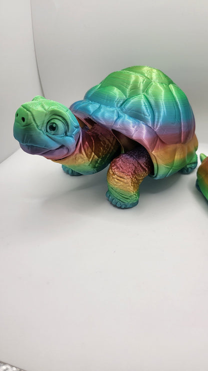Tortoise Articulated 3D Print With Retracting Legs!