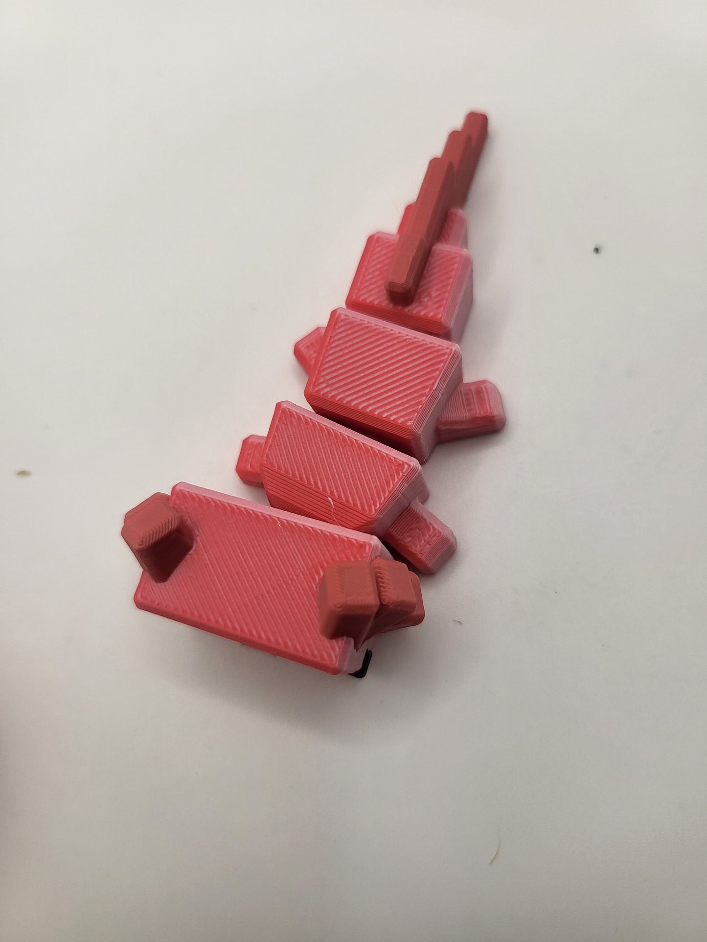Bloxolotl Articulated 3D Print (Keychain Sized, Articulate Version Available as well)