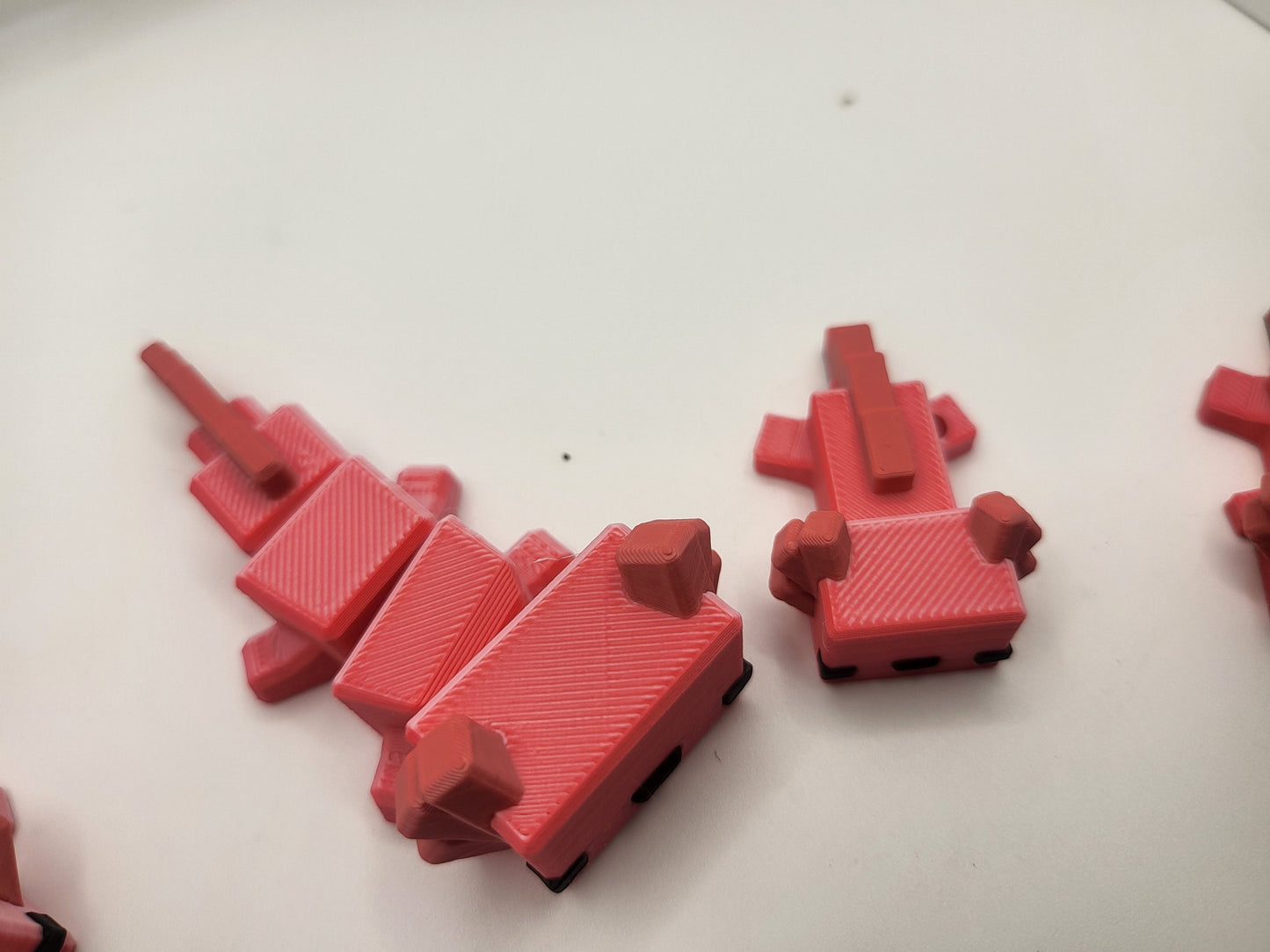 Bloxolotl Articulated 3D Print (Keychain Sized, Articulate Version Available as well)