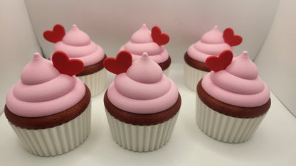 Cupcake Trinket Loot Box, Twist Off "Icing" Lid | 3D Print