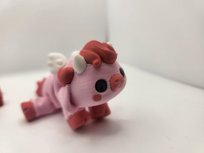 Articulated Cute Cupid Cow Flexi 3D Print