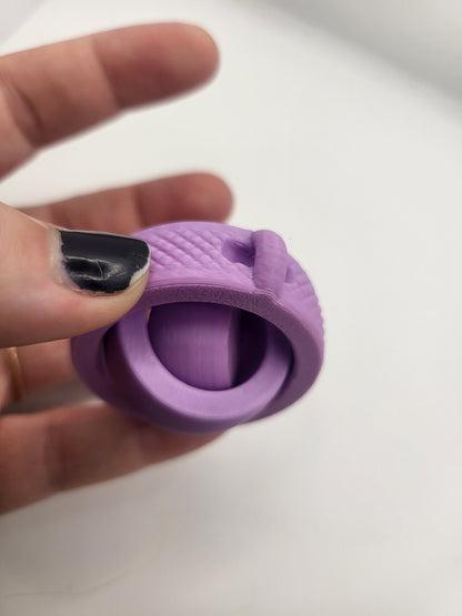 Gyro Fidget Spinner, Two Styles and Movement Types 3D Print