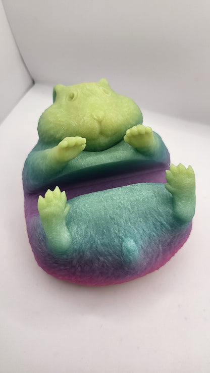 Chubby Hamster Phone Stand Holder 3D Print