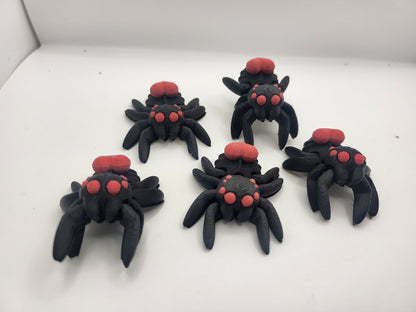 Tiny Articulated Love Spiders 3D Print