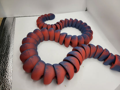 Cute Snake Articulated 3D Print