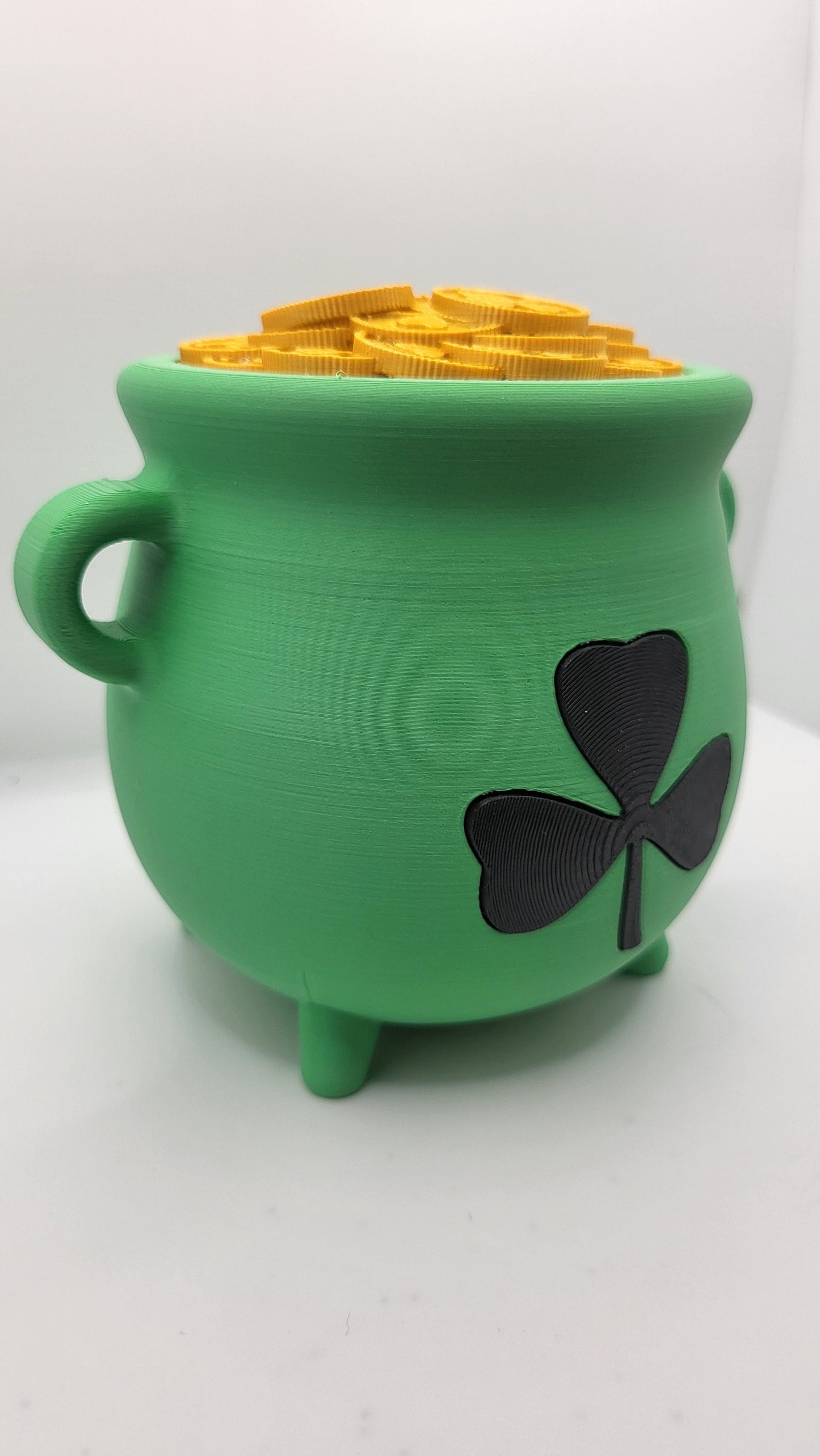 Pot of Gold Piggy Bank 3D Print