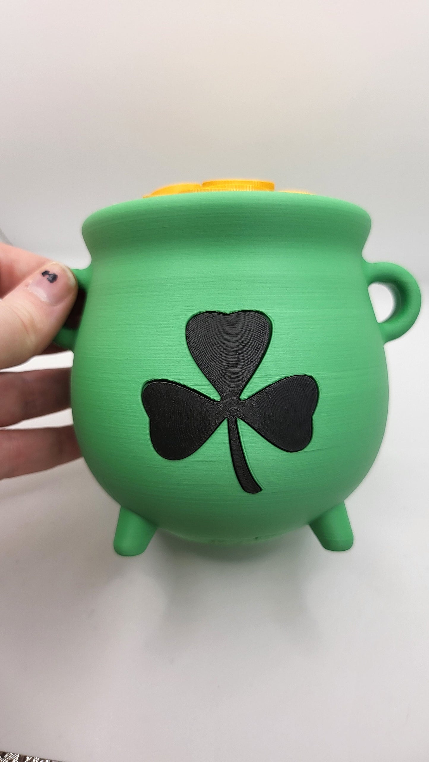 Pot of Gold Piggy Bank 3D Print