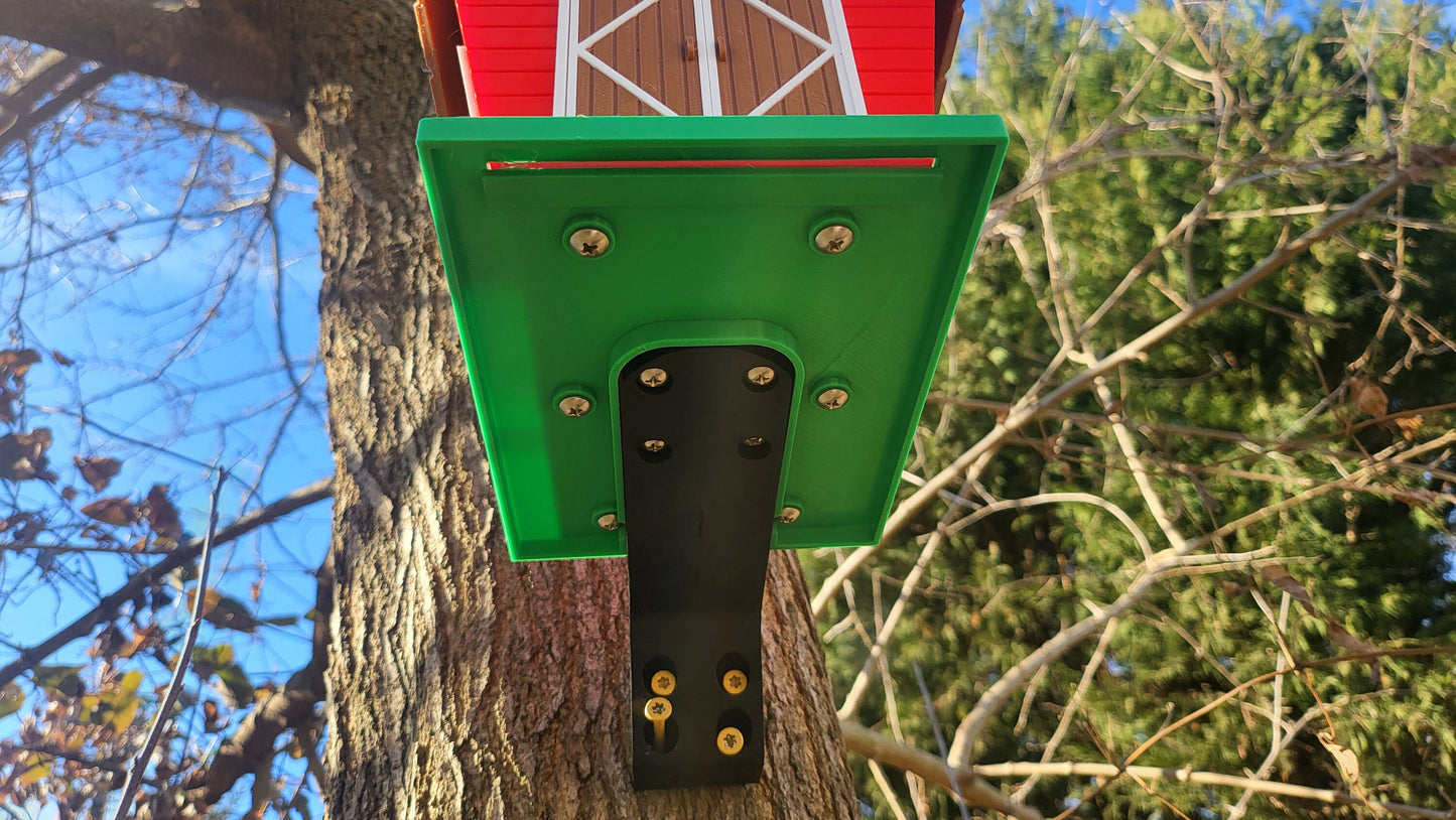 Barn-Shaped Bird House 3D Print (PETG)