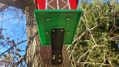 Barn-Shaped Bird House 3D Print (PETG)