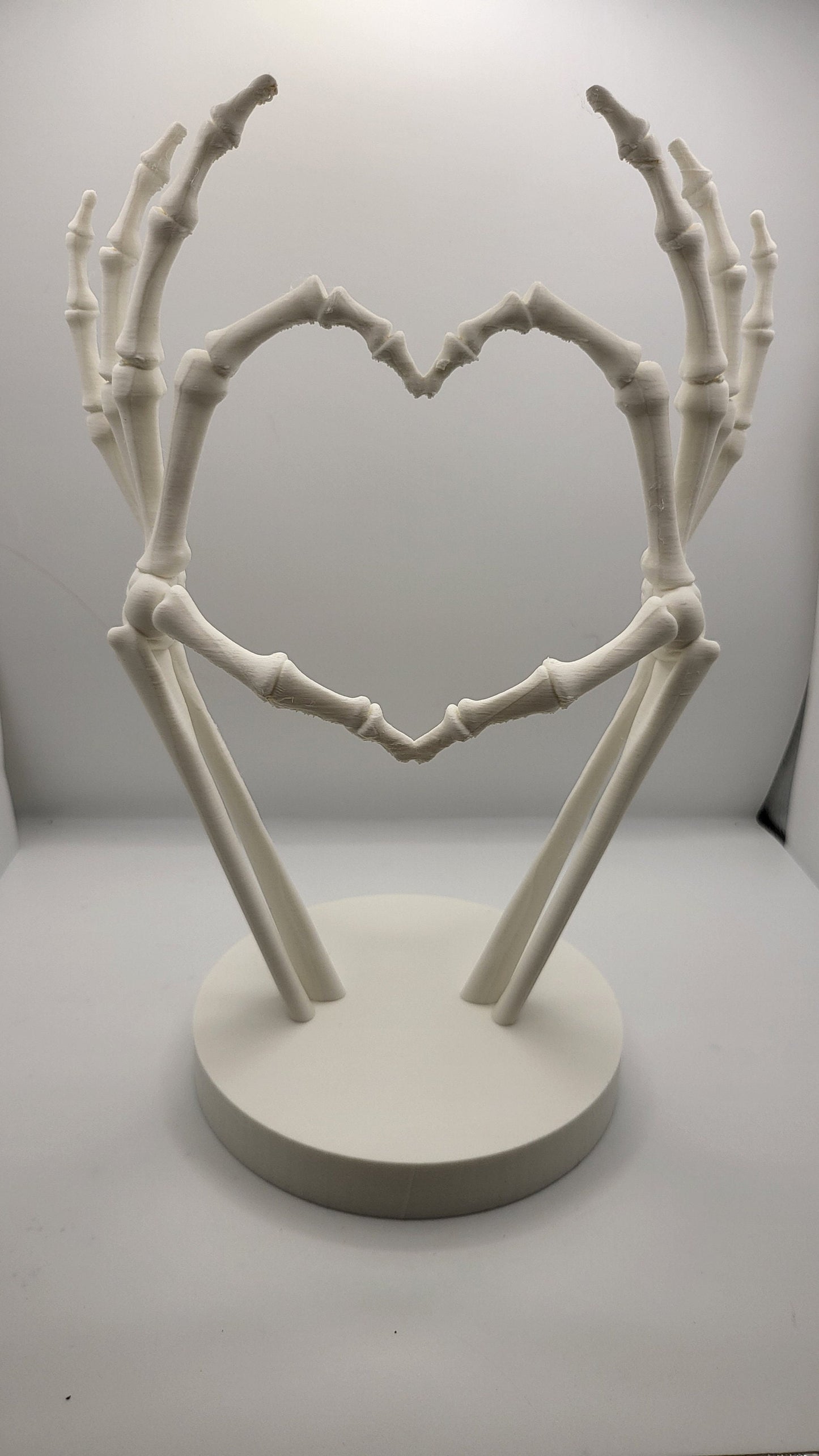Skeleton Heart Hand "I love you to Death" 3D Print