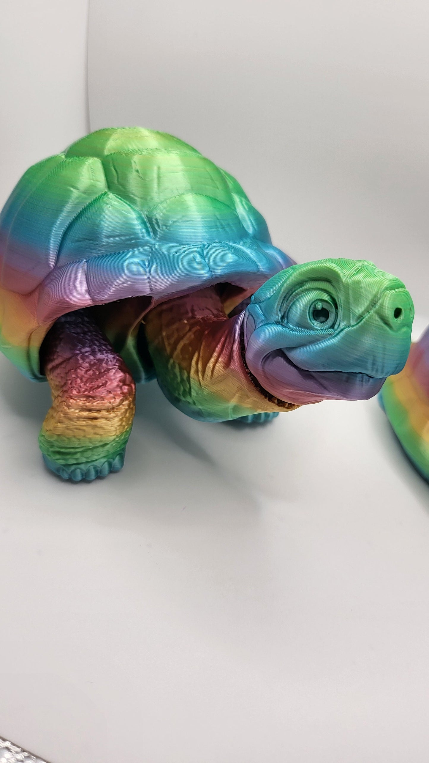 Tortoise Articulated 3D Print With Retracting Legs!