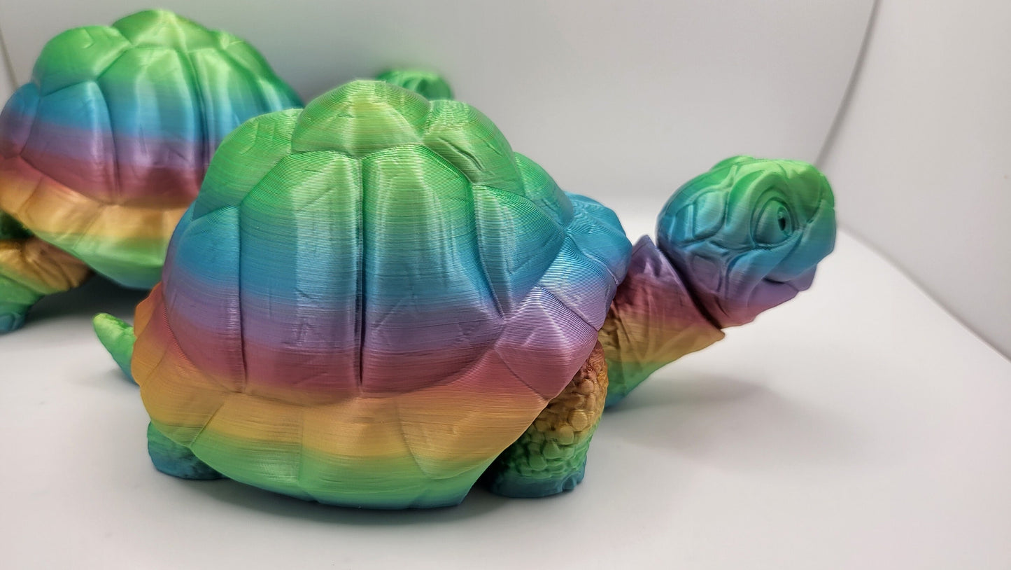 Tortoise Articulated 3D Print With Retracting Legs!