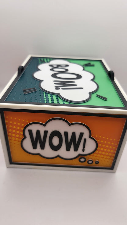 Cartoon Comic Book Style Speech Bubble Storage Container | 3D Print