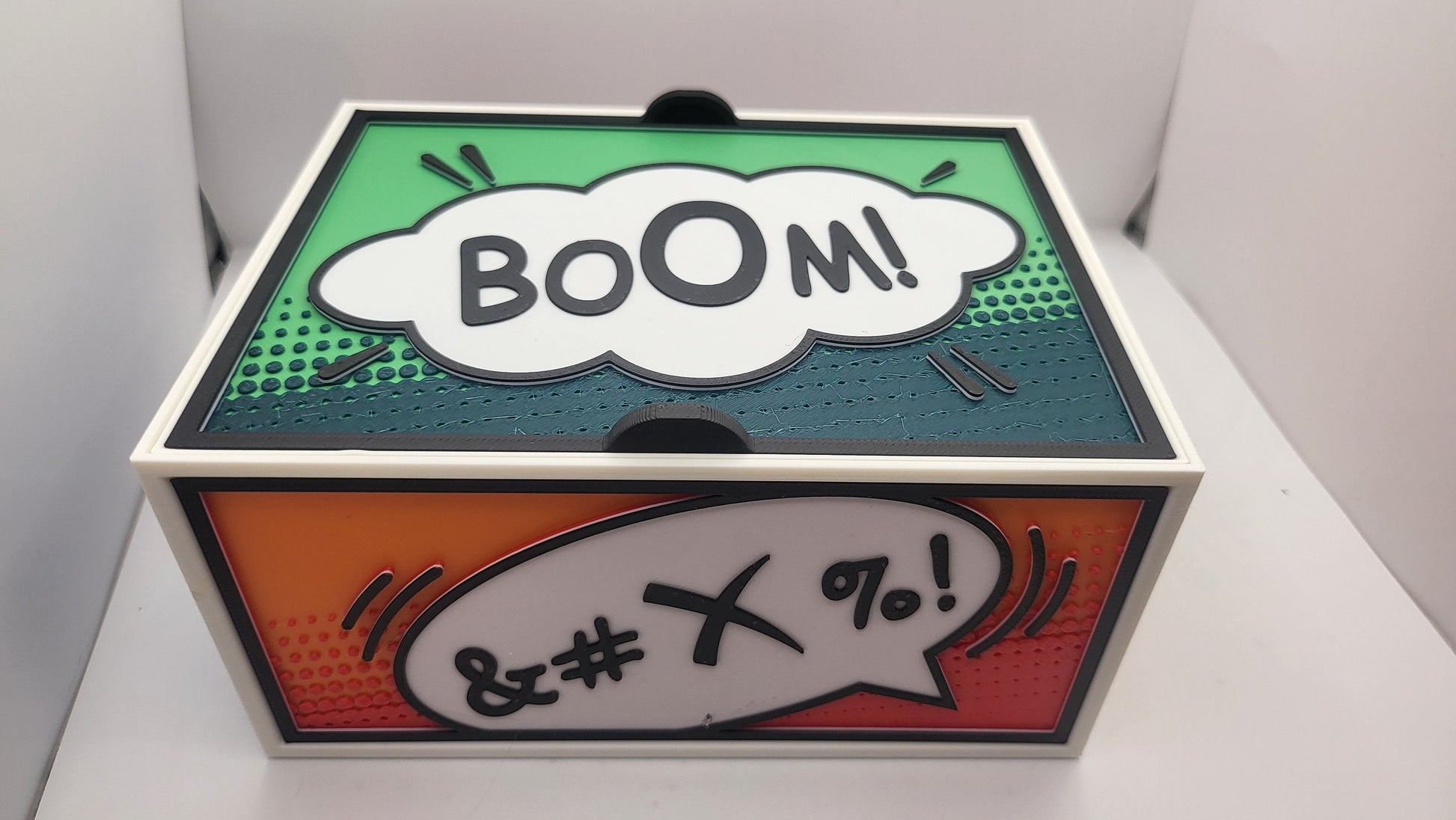 Cartoon Comic Book Style Speech Bubble Storage Container | 3D Print