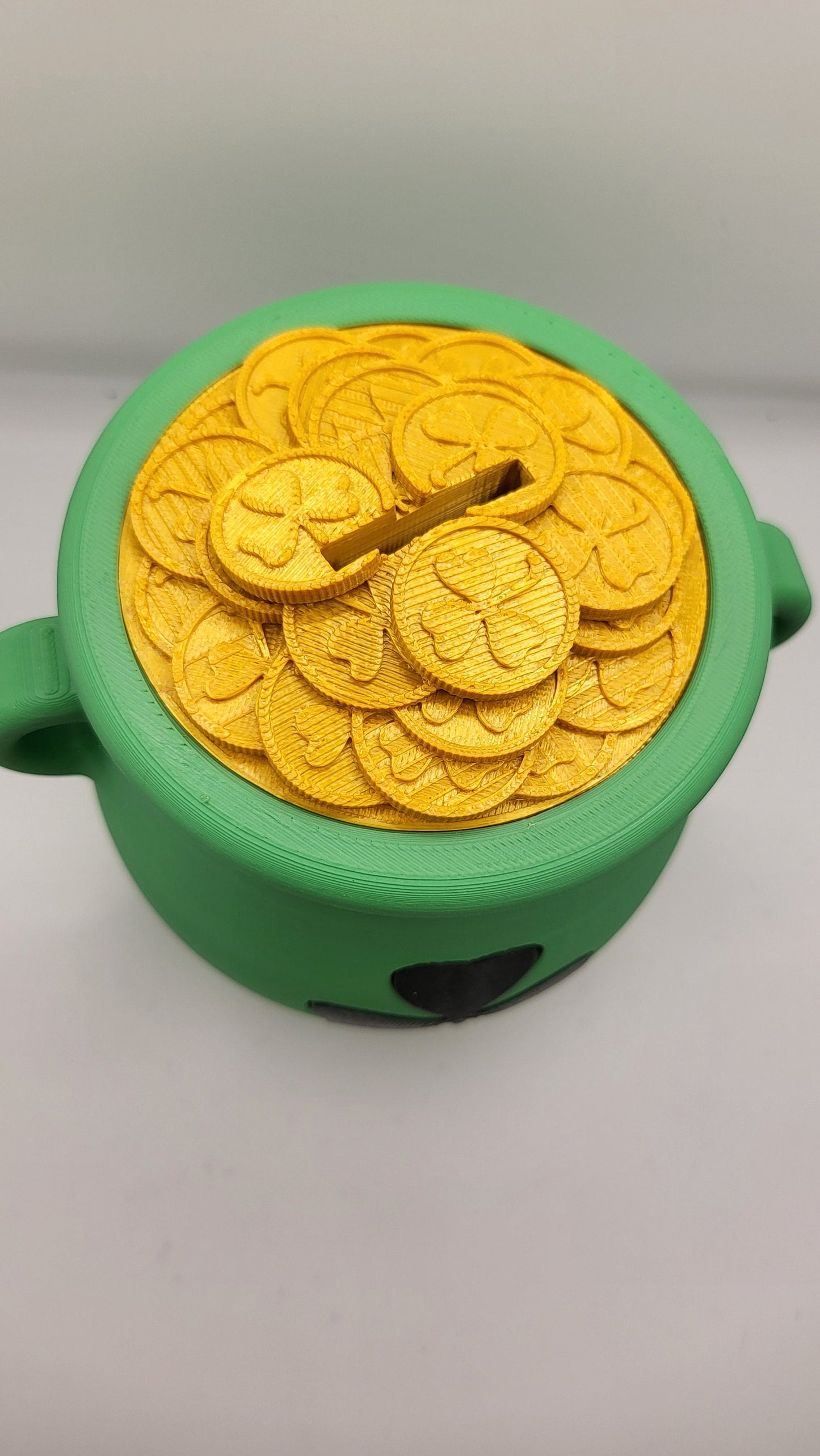 Pot of Gold Piggy Bank 3D Print