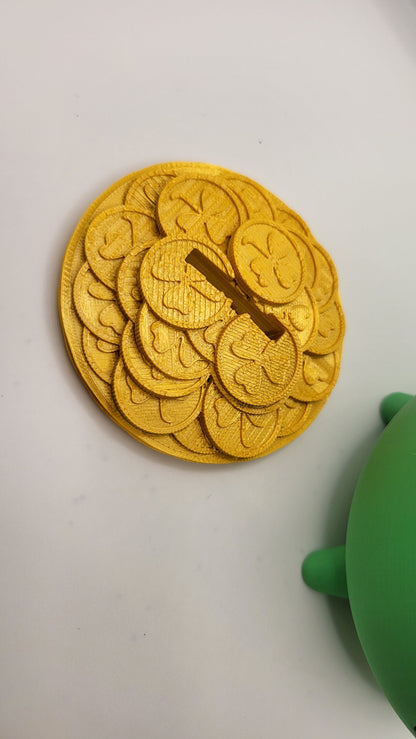 Pot of Gold Piggy Bank 3D Print