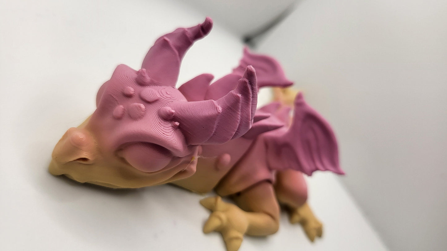 Small Cute Articulated Dragon 3D Print
