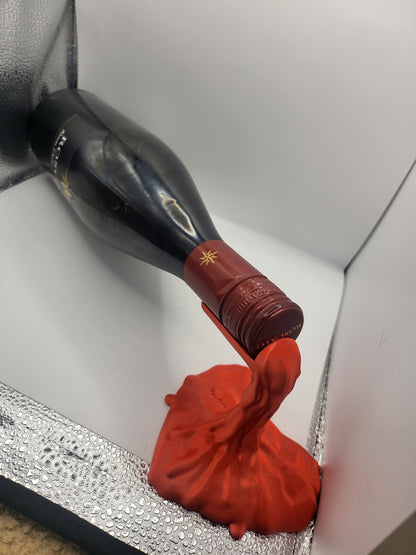 Spilling Wine Heart Bottle Display 3D Print