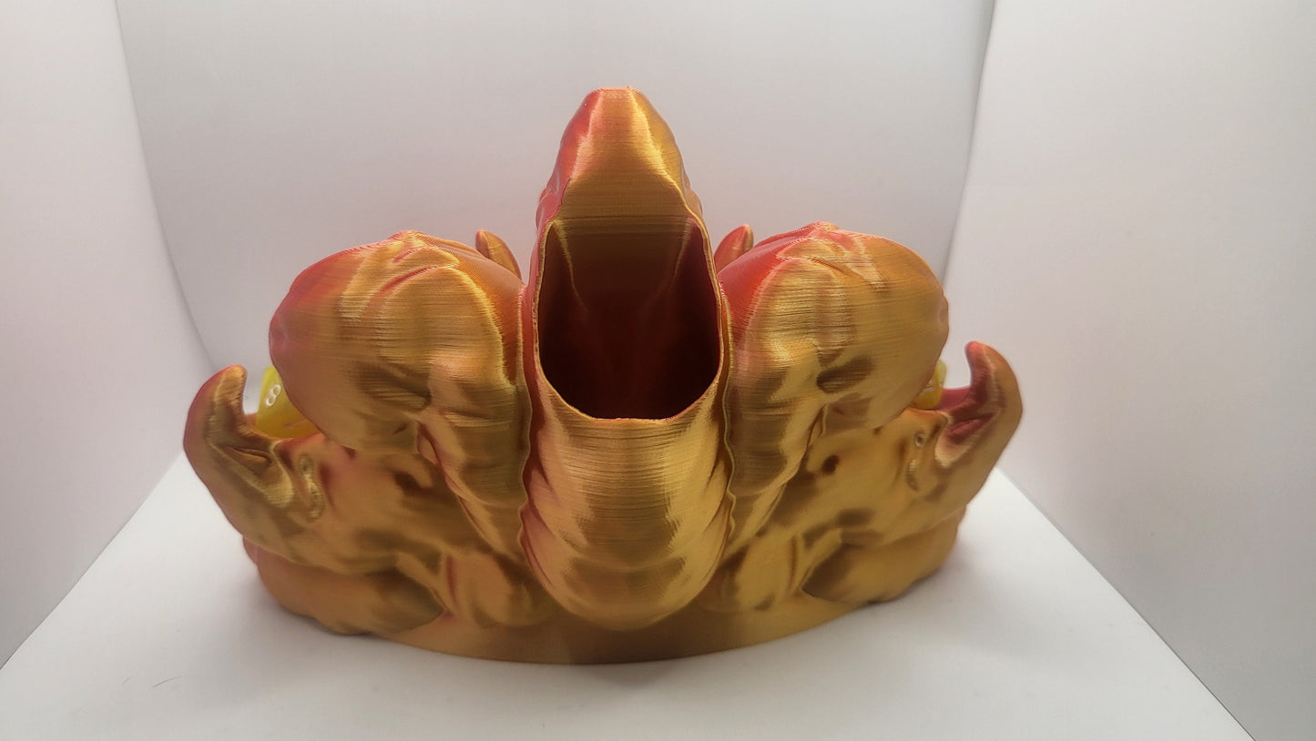 Mystical Kitsune Dice Tower – 3D Printed Fantasy Decor