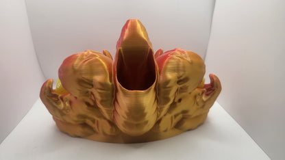 Mystical Kitsune Dice Tower – 3D Printed Fantasy Decor