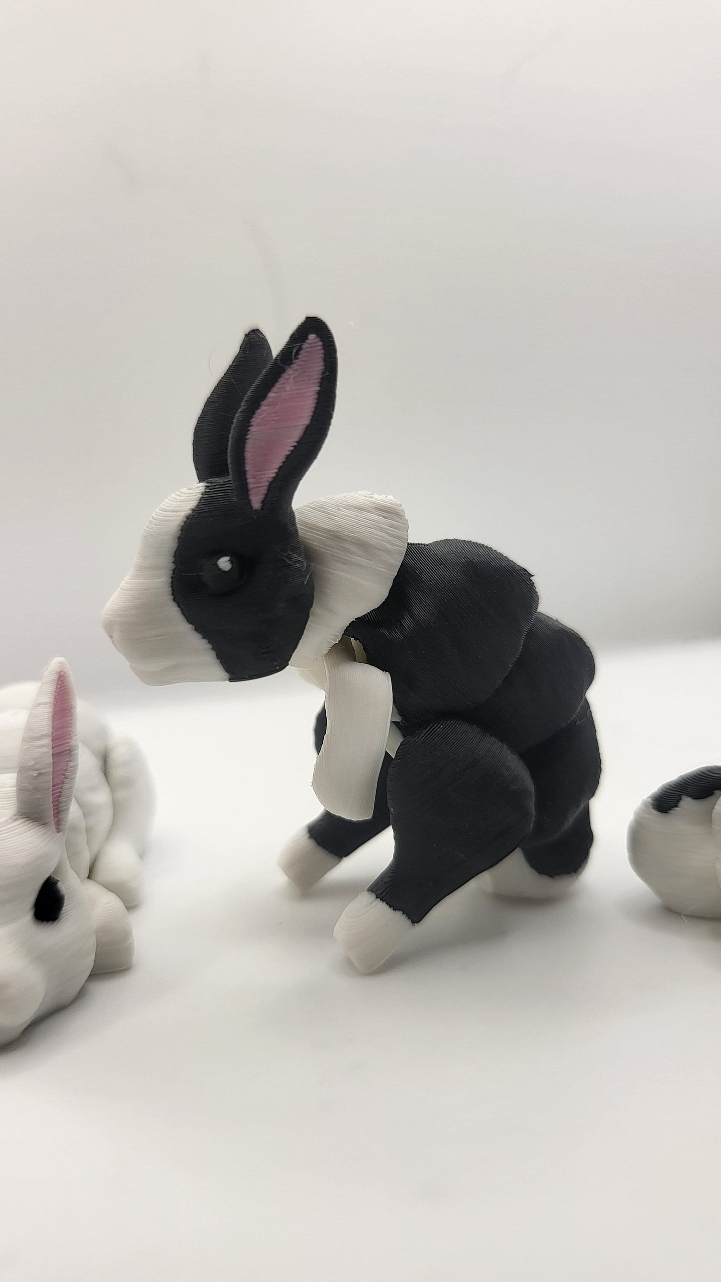 Small Baby Bunny Rabbit Articulated 3D Print